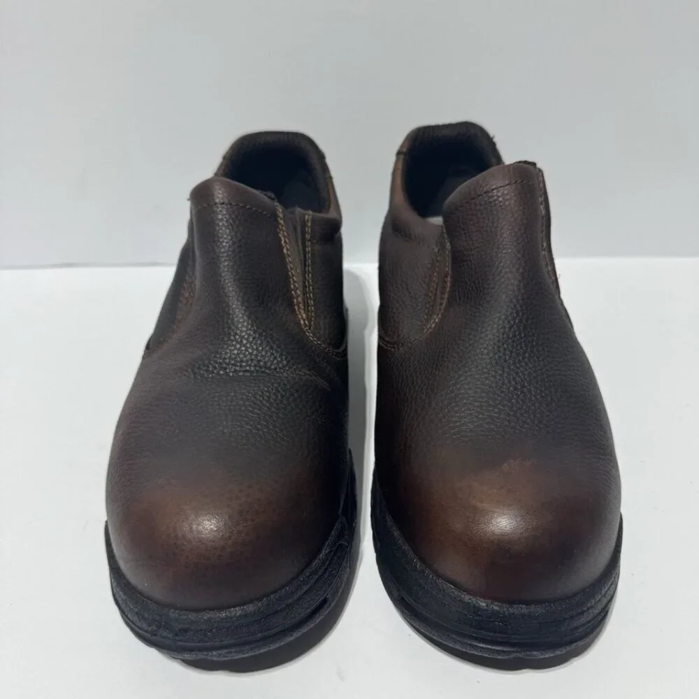 Timberland Pro Mens Titan Oxford Alloy Toe Brown Size 9.5 Wide